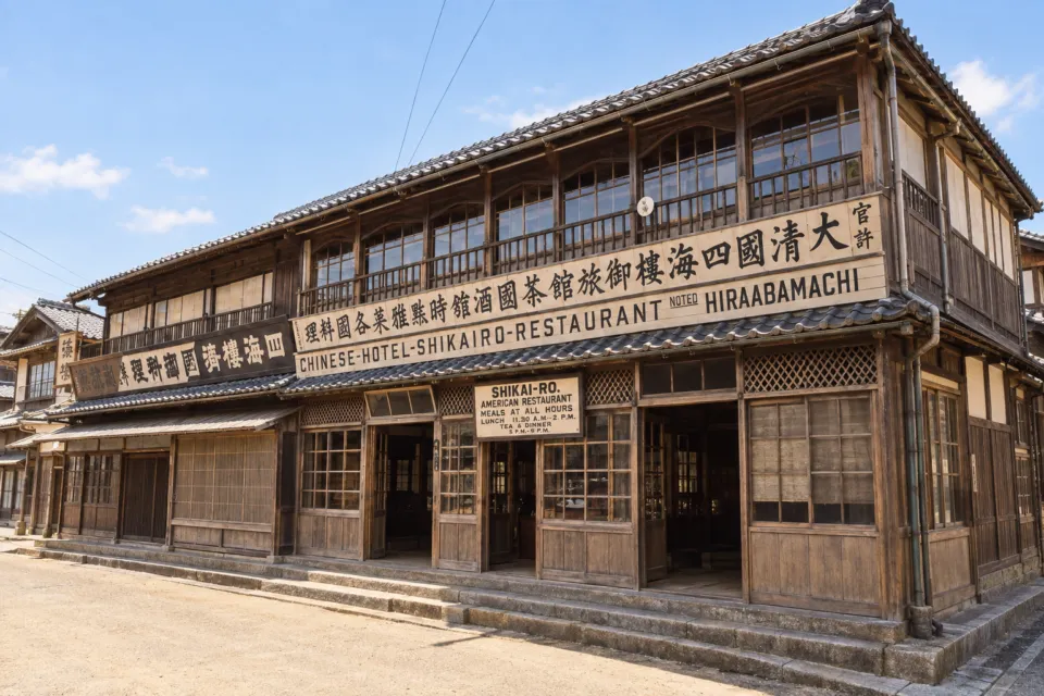 中華料理 四海樓の明治・大正時代の旧店舗
