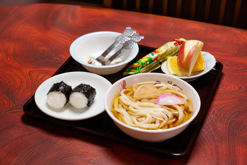 宗庵よこ長のお子様うどんセット