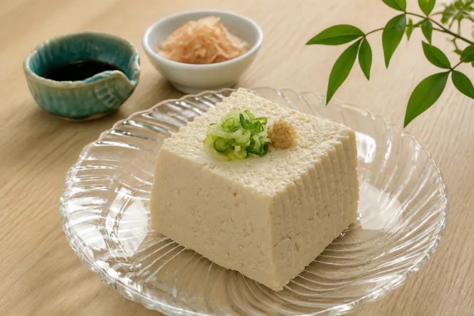 宗庵よこ長の自家製豆腐の冷奴