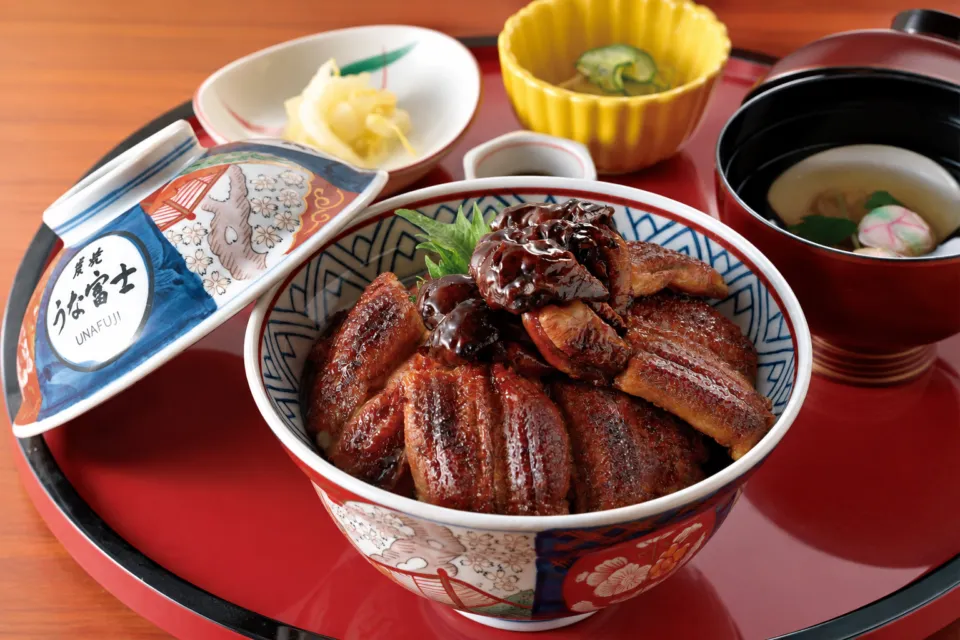 炭焼 うな富士 本店の肝入うなぎ丼