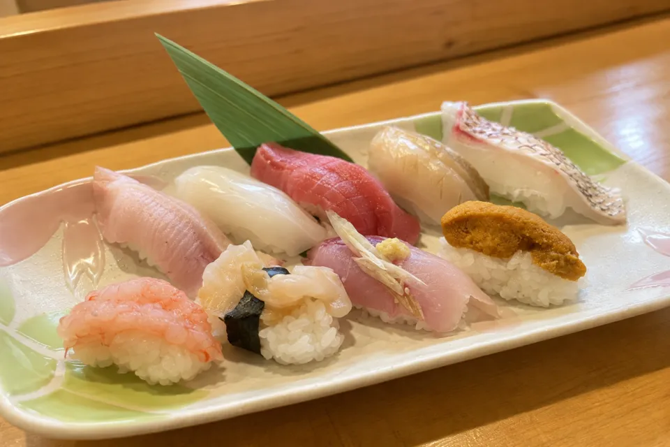 鮨 長三郎の特上すし