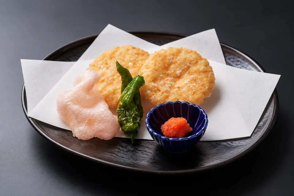 鮨・割烹 丸伊の南蛮海老真丈揚げ
