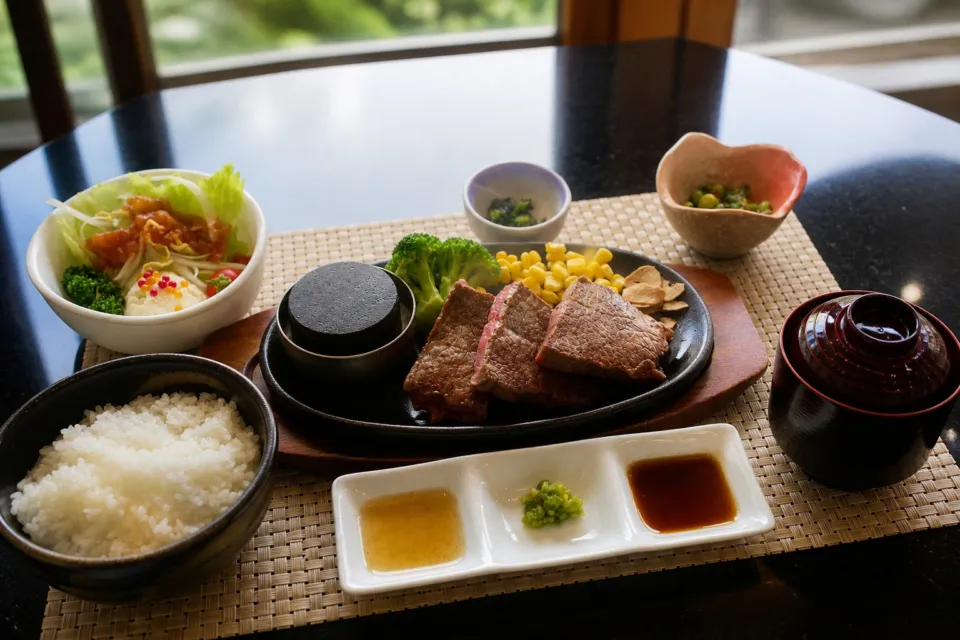 高千穂牛レストラン和（なごみ）の高千穂牛ステーキセット