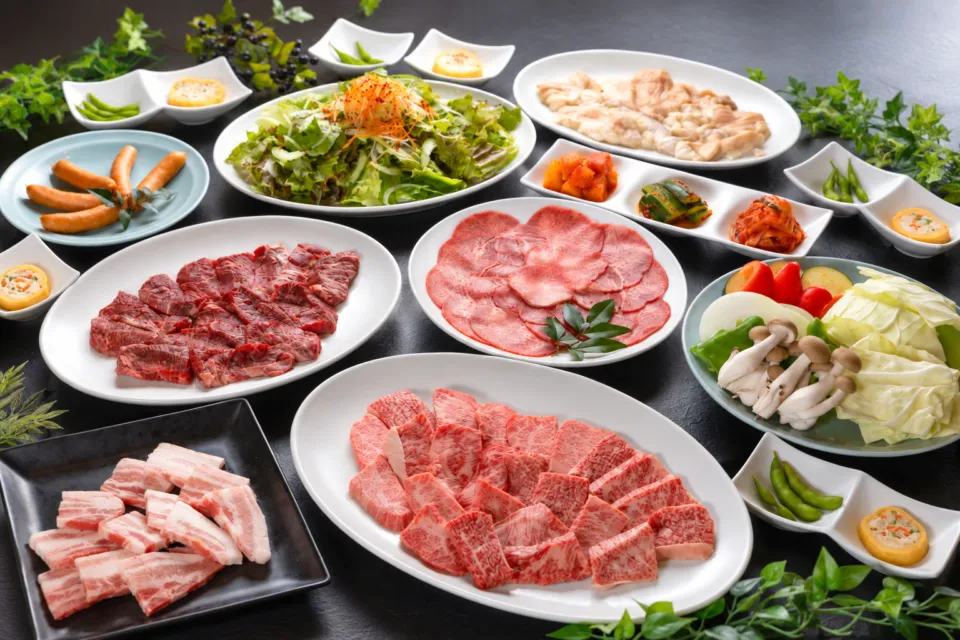 天下味 栄田の焼肉の宴会料理