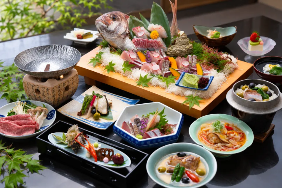 天空ホテル 海廬の夕食の一品