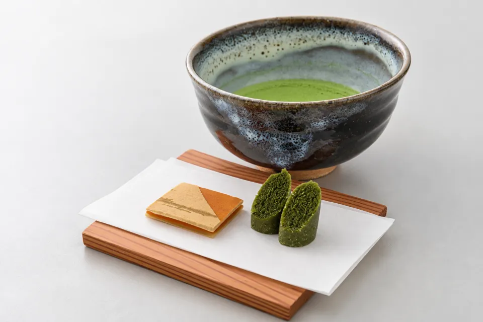 上杉伯爵邸の抹茶と菓子