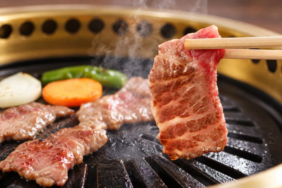 馬桜 銀座通り店の焼いた馬肉
