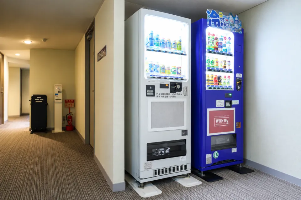 宇和島ターミナルホテルの館内の自動販売機