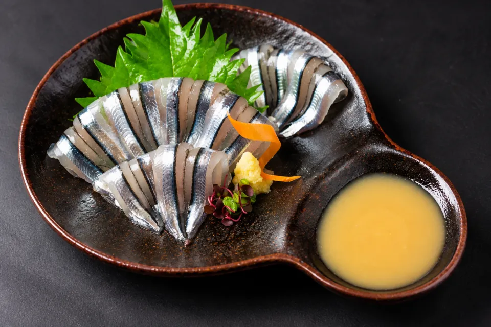 吾愛人 本店のきびなごの刺身