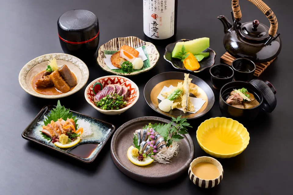 吾愛人 本店の大久保膳の会席料理