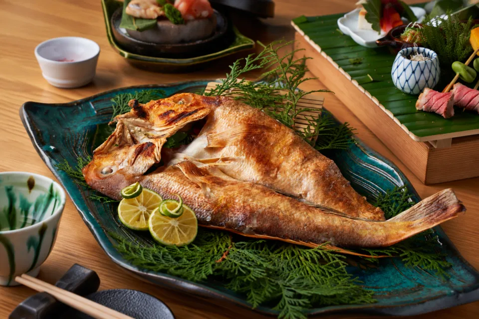 若狭佳日の若狭ぐじの焼き魚料理