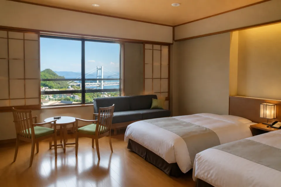 WASHU BLUE RESORT 風籠の本館 スーペリアツインの客室