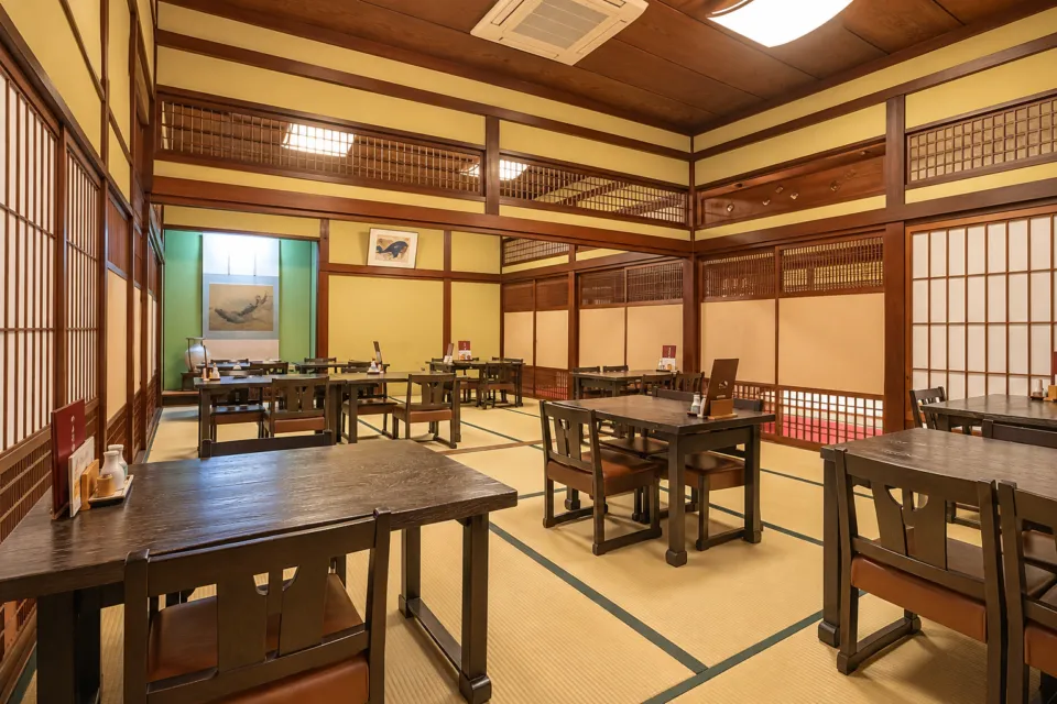 吉宗 本店の椅子席の広間