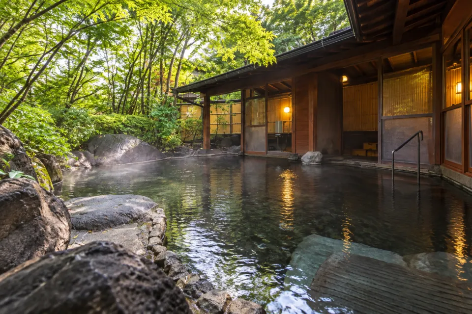 ゆふいん温泉 日の春旅館の千人風呂