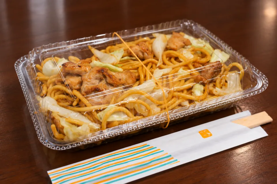 悠悠の持ち帰り用ひるぜん焼そば