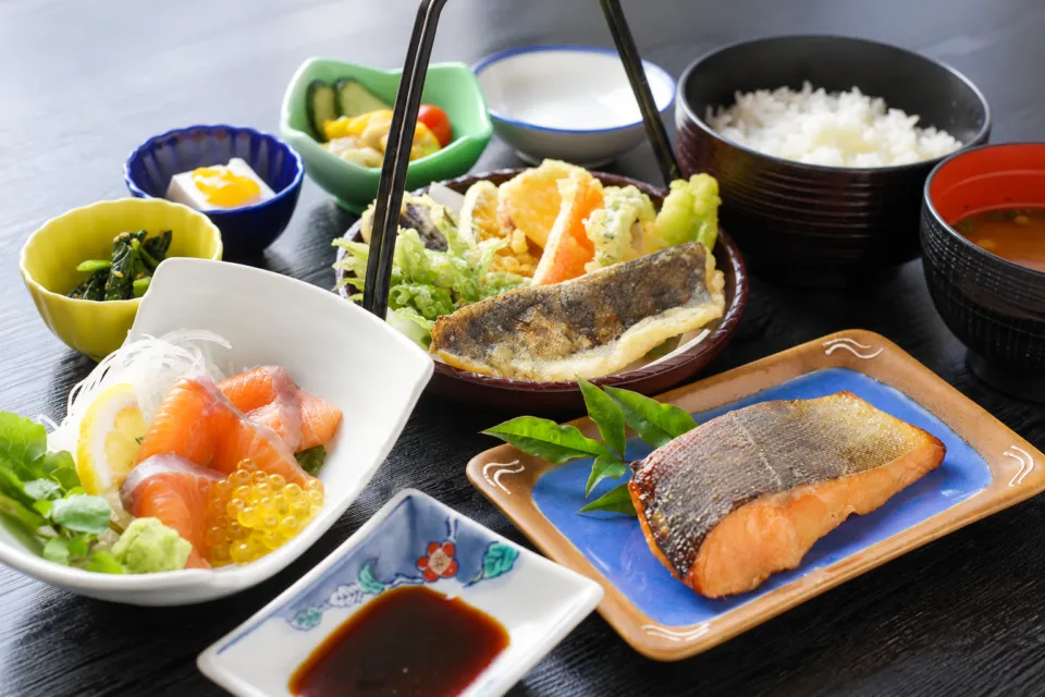 あまご茶屋 天城湯ケ島店のあまご御膳 清流