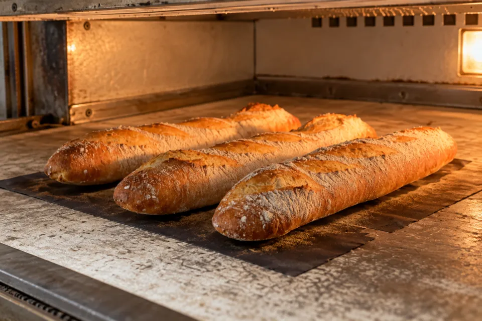 Bakery Restaurant CURRENTのオーブンで焼くパン