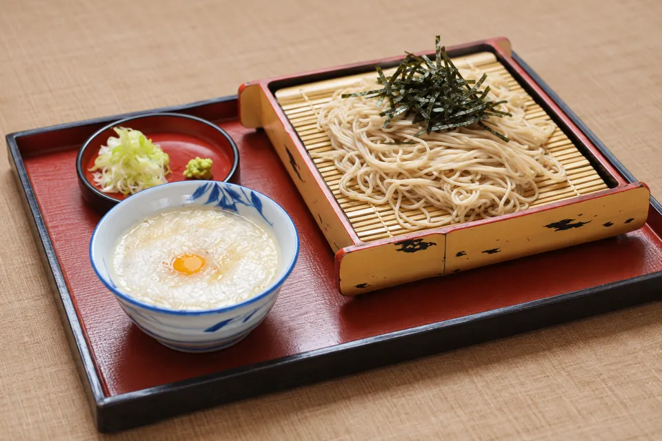 芭蕉館の冷やしとろろそば