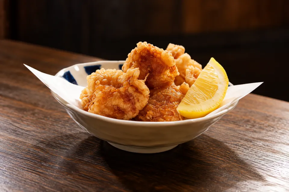 お食事処茶田屋の鶏の唐揚げ