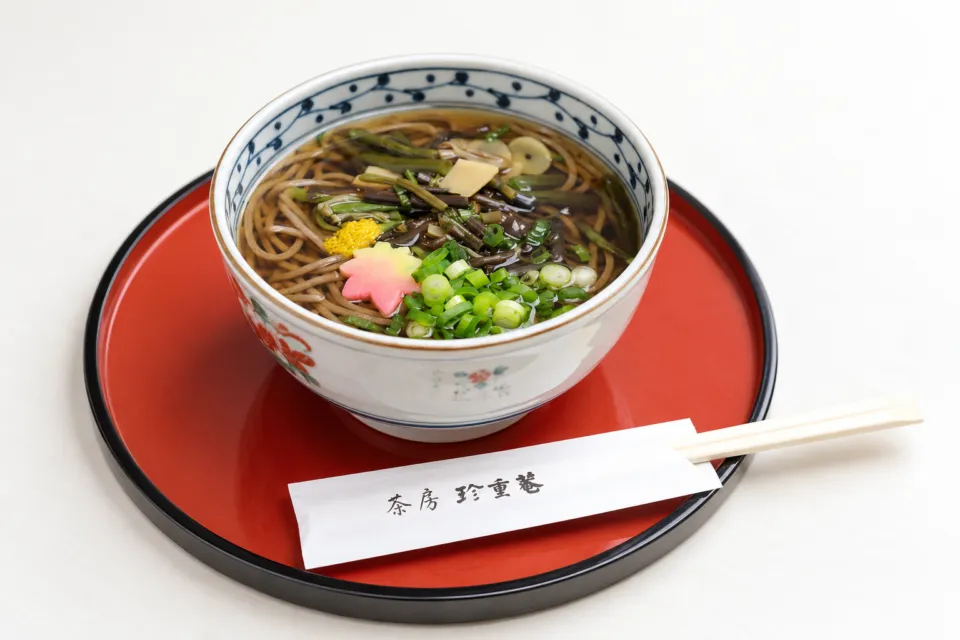 茶房 珍重庵 本宮店の山菜そば