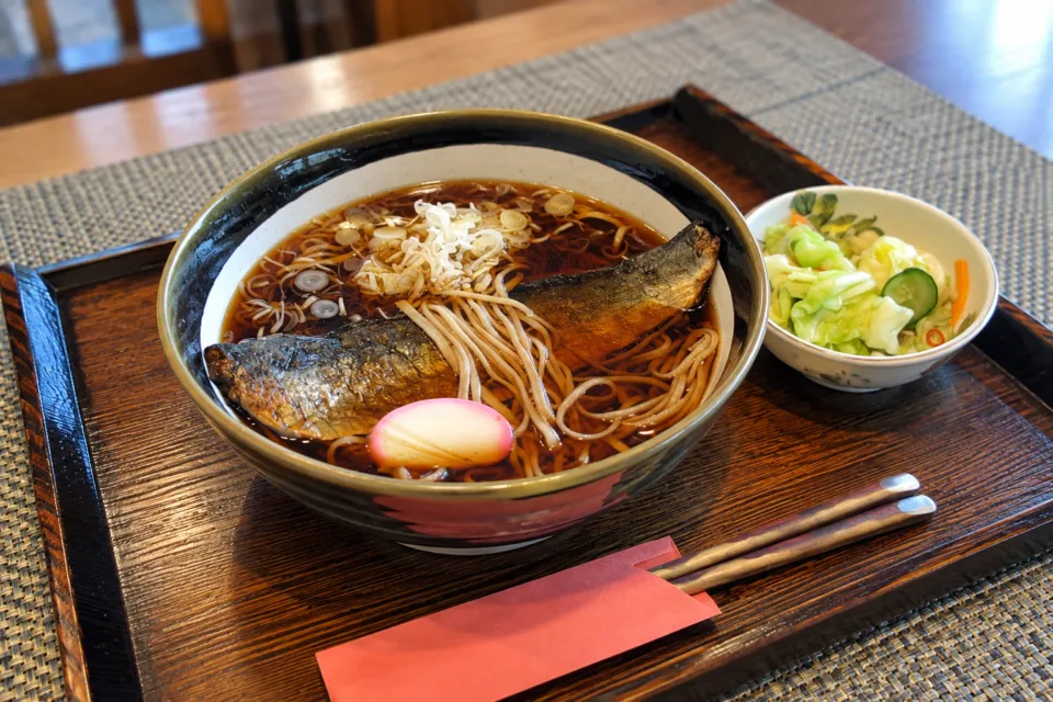 銀山大正ろまん館 お食事処のにしんそば