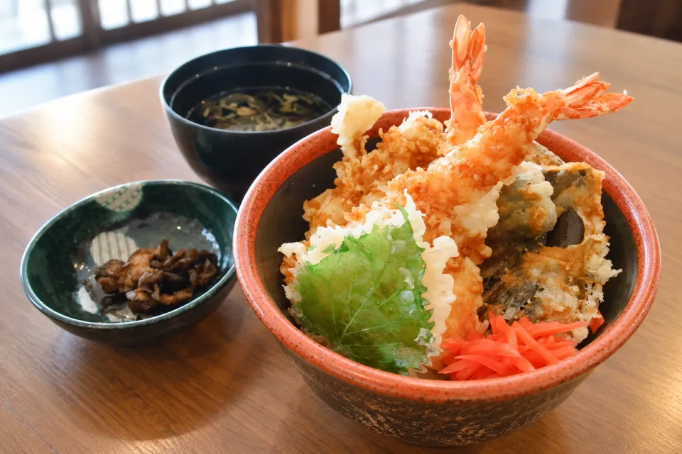 銀山大正ろまん館 お食事処の海老天丼