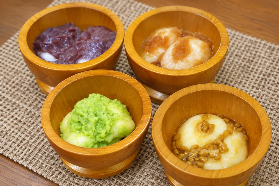 銀山大正ろまん館 お食事処のつきたて餅