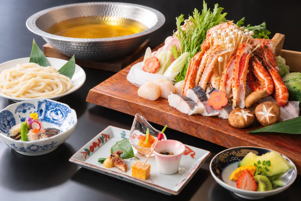 郷屋敷 本店のうどんすき料理