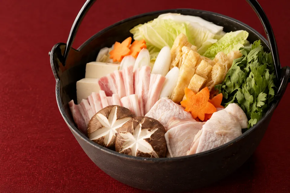 高原亭の宴会向け鍋料理