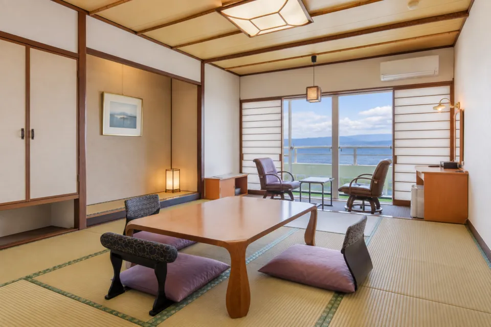 指宿海上ホテルの海側和室