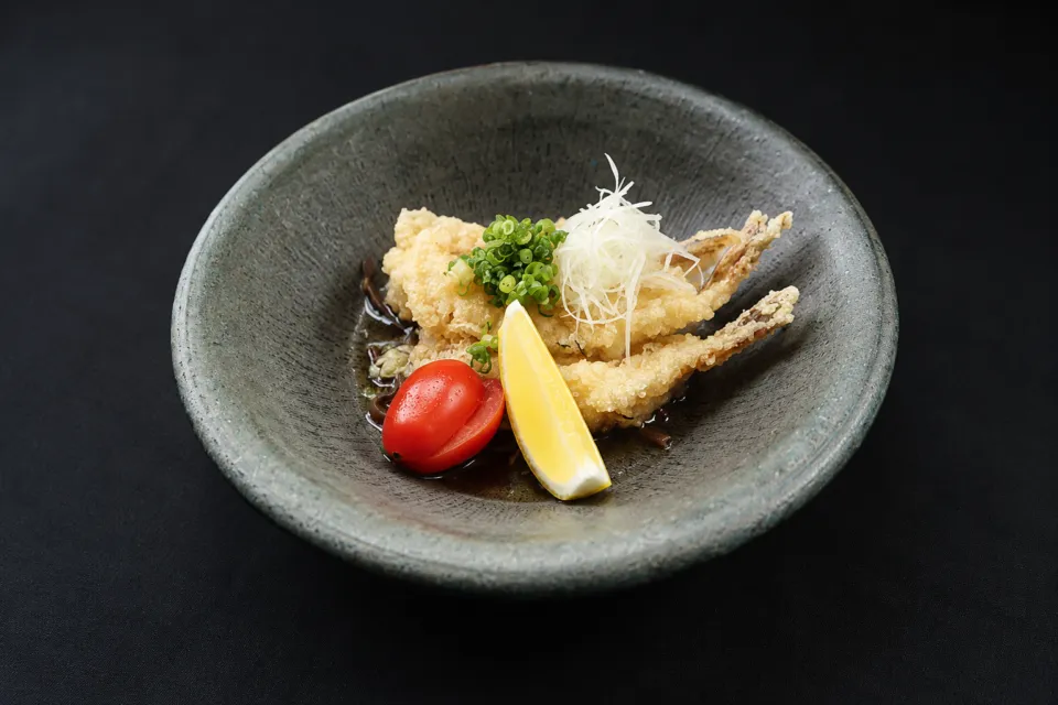 石の蔵のフグの香酒揚げ