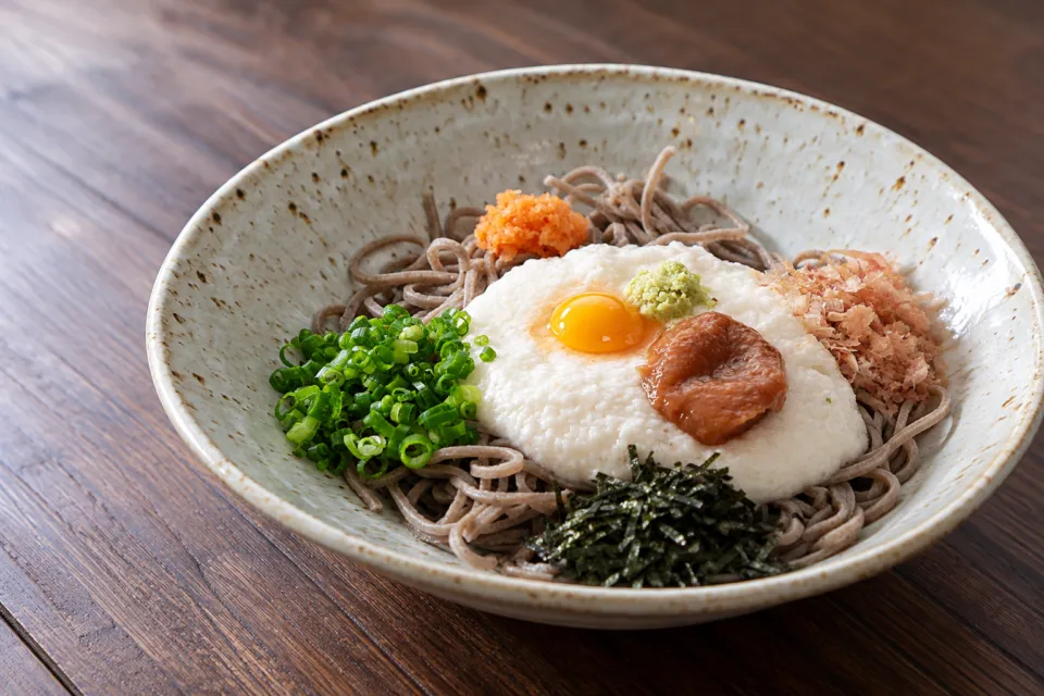 本格手打蕎麦 出雲 砂屋の梅とろろそば