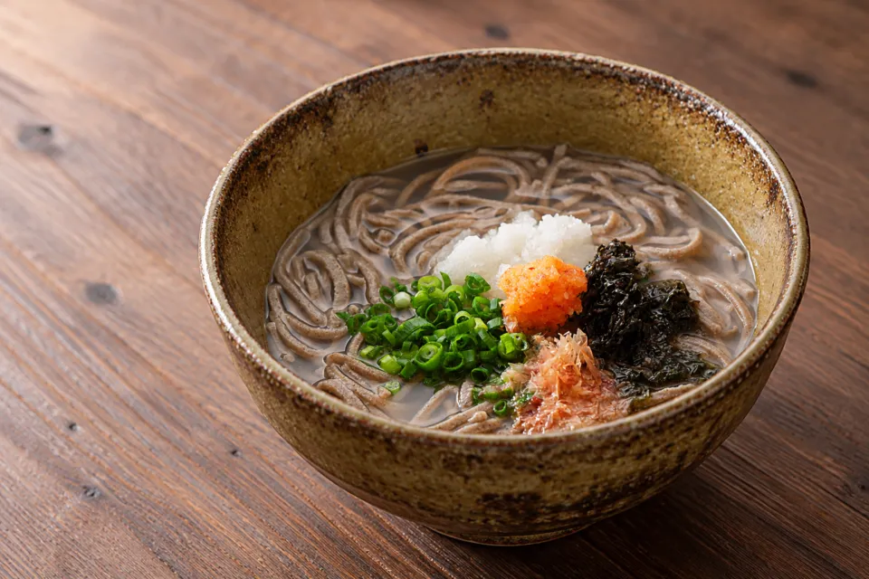 本格手打蕎麦 出雲 砂屋の釜揚げそば