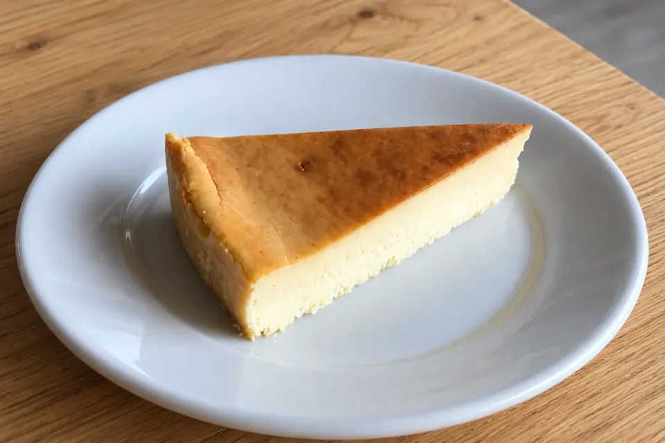 食事と喫茶Jeenyaのベイクドチーズケーキ