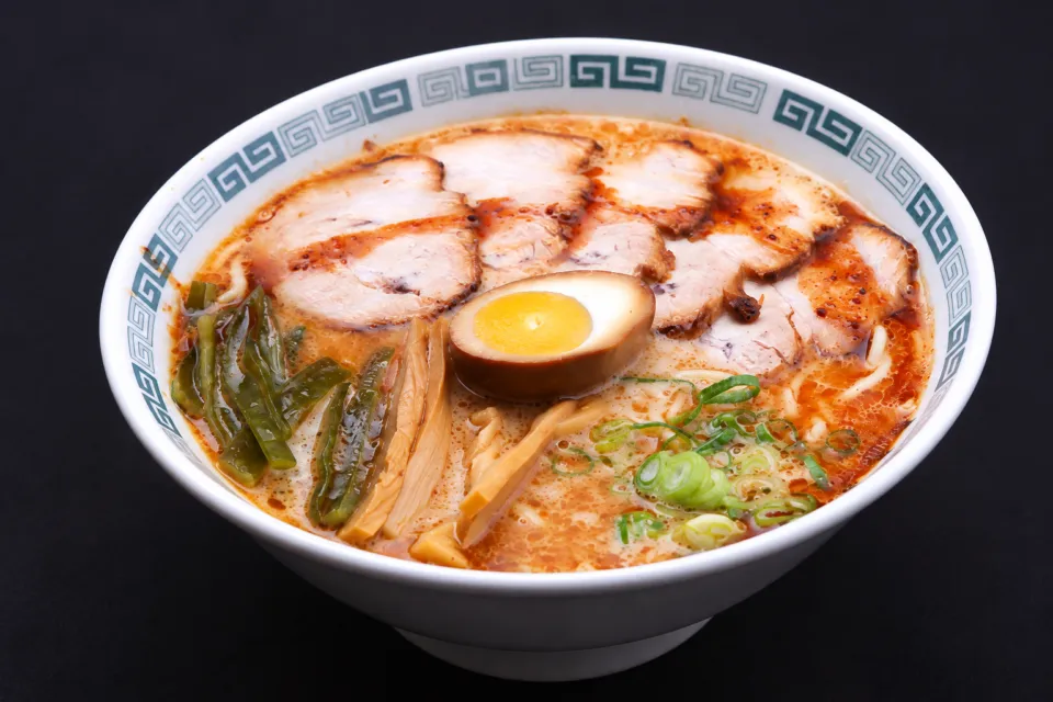 桂花ラーメン 熊本本店の叉焼麺