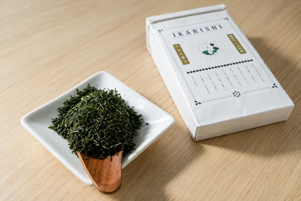 RestaurantCafe&Shop kihacoの茶葉とIKARISHIの茶袋