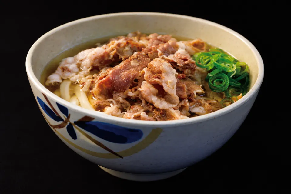 木の崎うどん 直島店の肉うどん