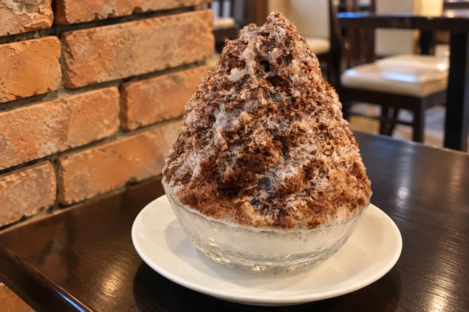 喫茶ベニ屋のインドミルクのかき氷