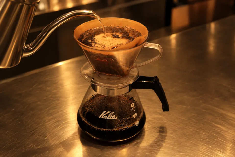 こまめ食堂のハンドドリップのコーヒー