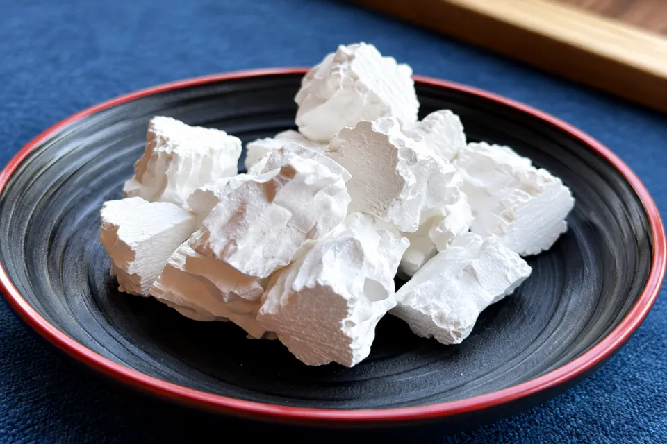 胡麻豆腐 濱田屋の胡麻豆腐に使う吉野本葛