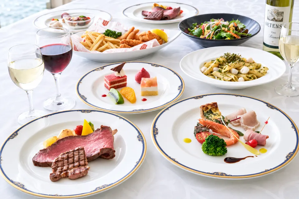カフェダイニング イルマーレのLUCEのコース料理例