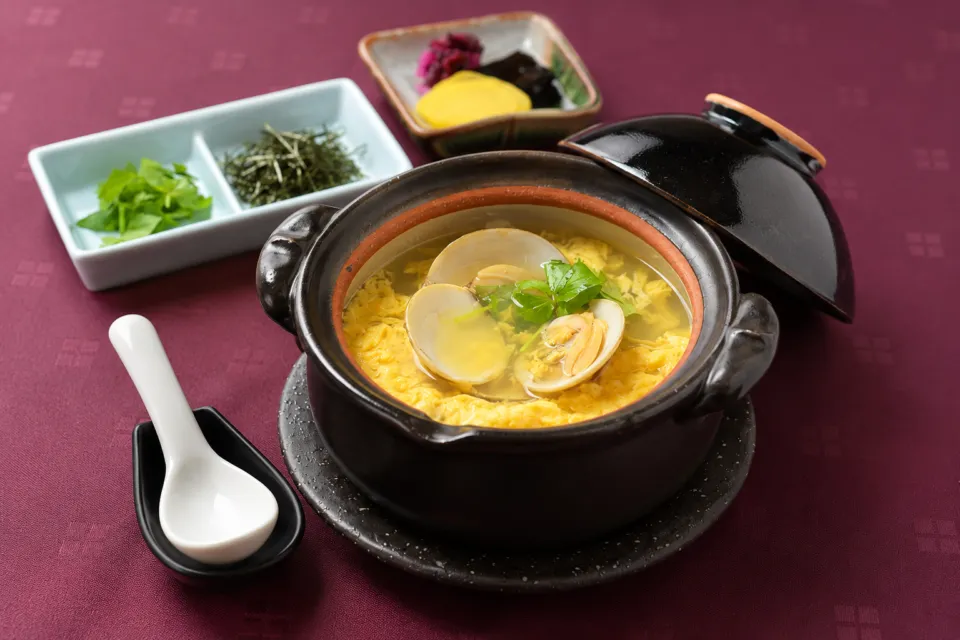 桑名 丁子屋のはまぐり雑炊