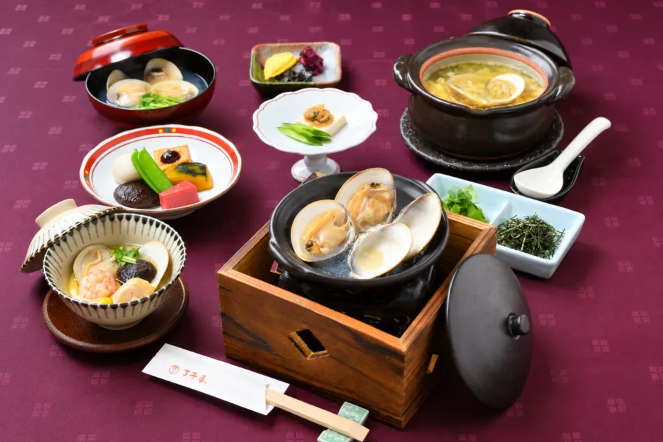 桑名 丁子屋の焼はま膳の料理