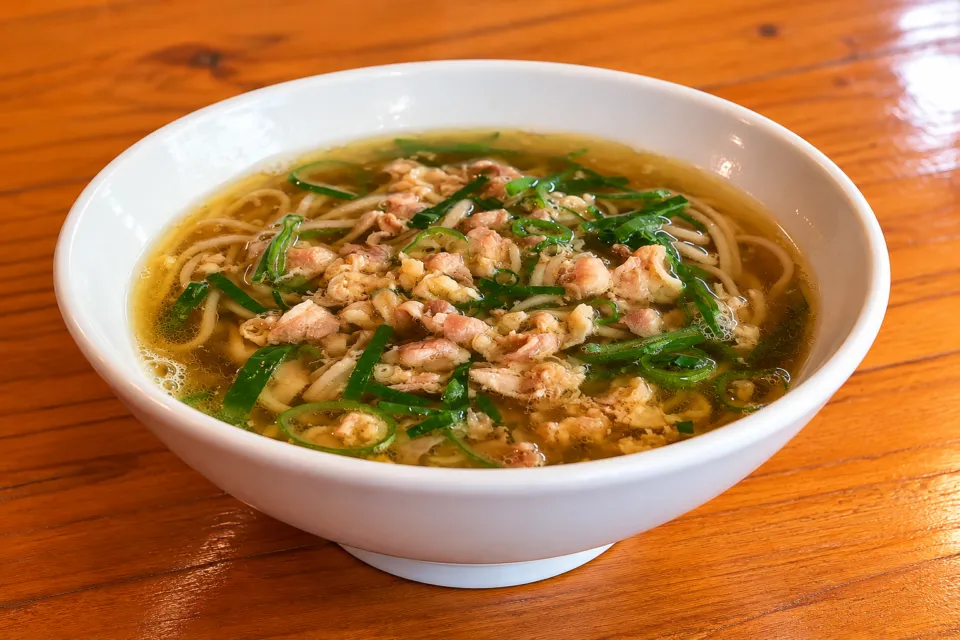 丸一蕎麦屋のかしわそば