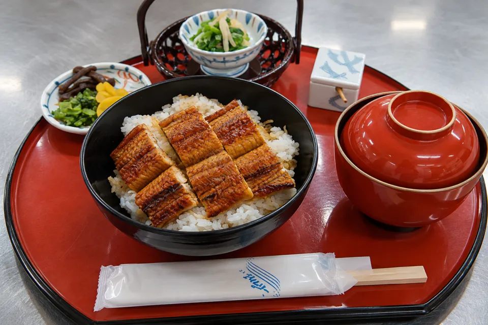 松の江のうな丼の膳