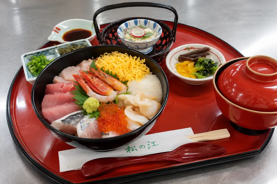 松の江の海鮮丼の膳