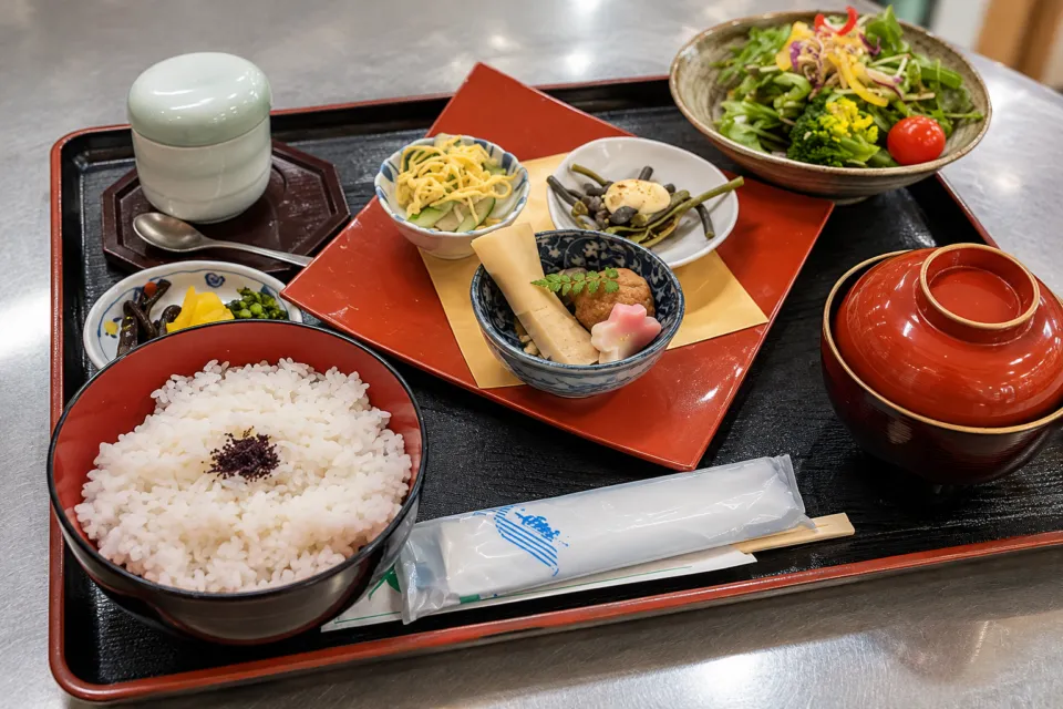 松の江のおまかせ定食の料理例