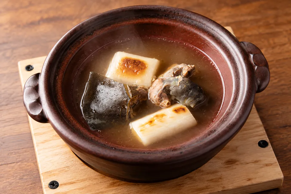 日本料理 鳥吉の一人用のすっぽん鍋