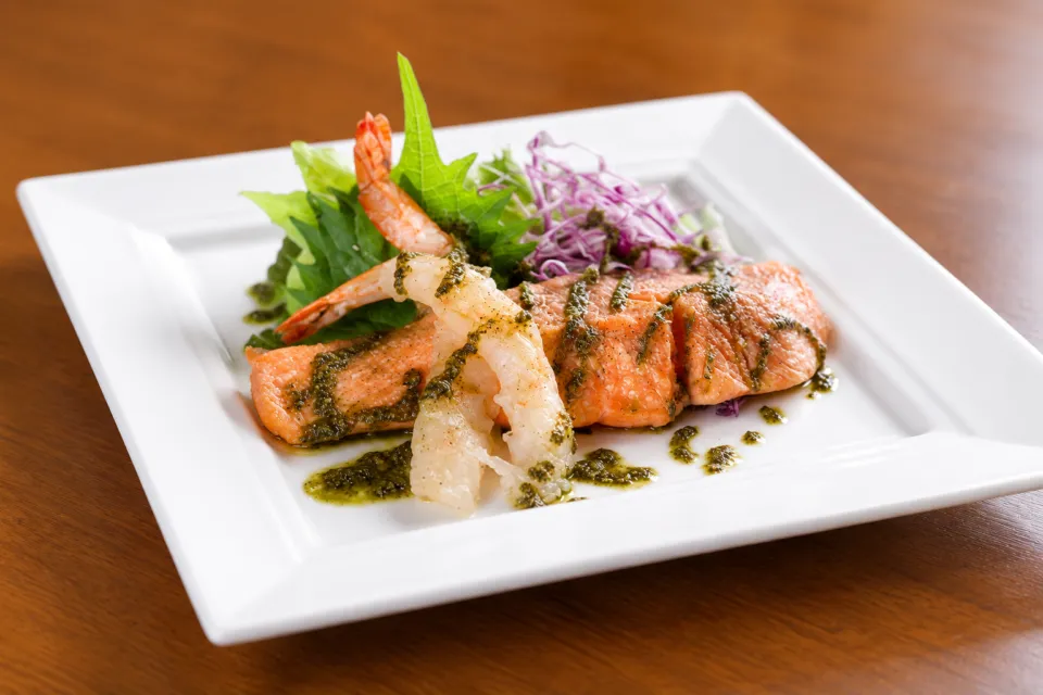レストラン シャンモリの魚料理
