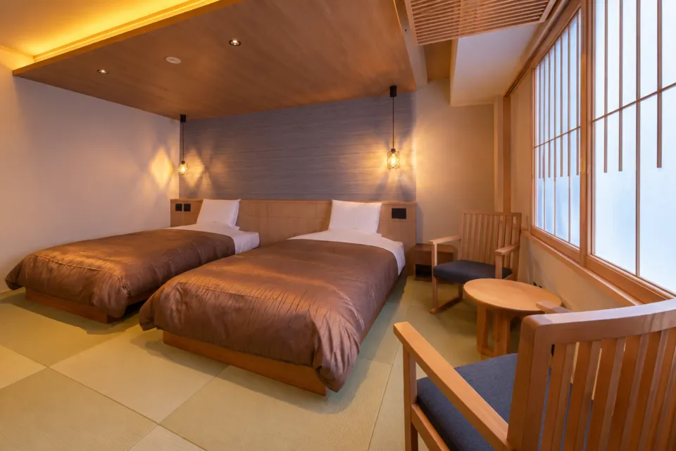 旅亭 松葉屋の和風スーペリアツインの客室